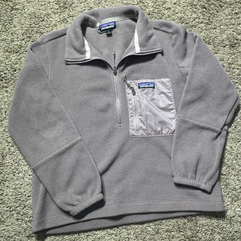 Patagonia Men's Zip-Up Sweater in Gray